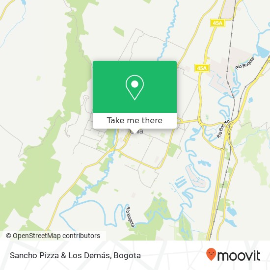 Sancho Pizza & Los Demás map