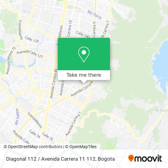 Diagonal 112 / Avenida Carrera 11 112 map