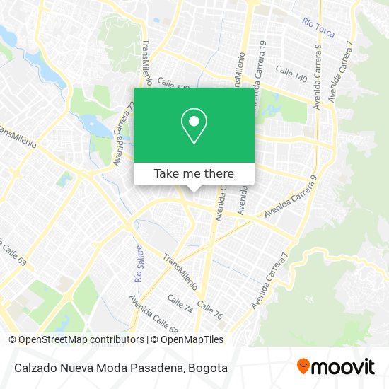 Calzado Nueva Moda Pasadena map