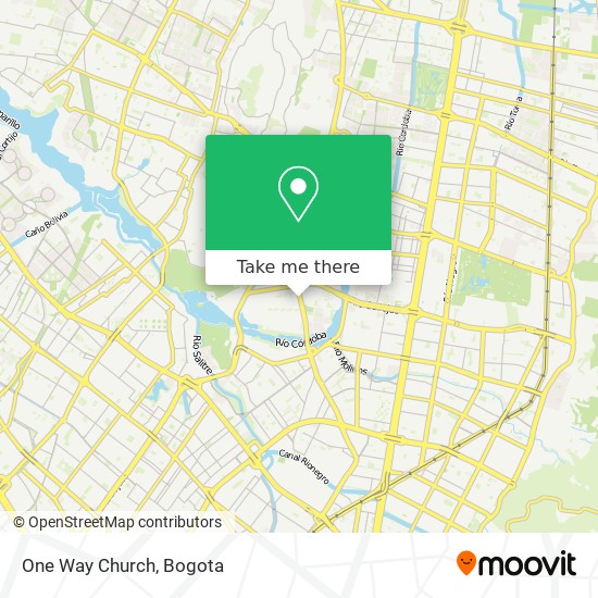 Mapa de One Way Church