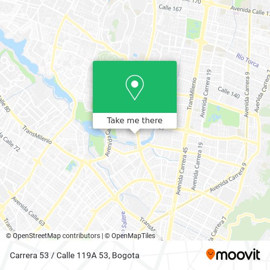 Carrera 53 / Calle 119A 53 map