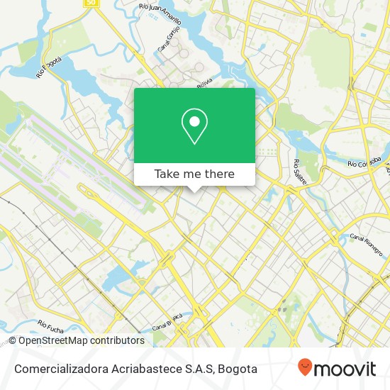 Comercializadora Acriabastece S.A.S map