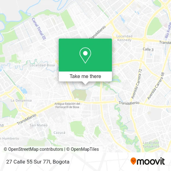 27 Calle 55 Sur 77I map