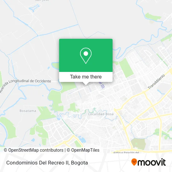 Mapa de Condominios Del Recreo II