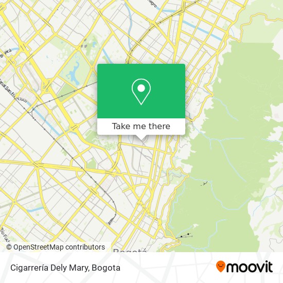 Cigarrería Dely Mary map