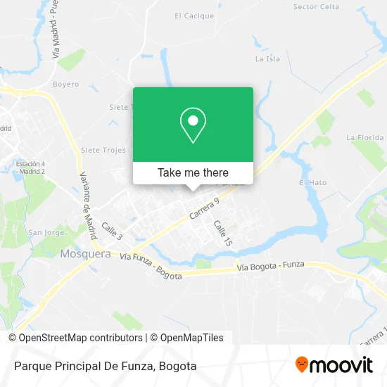 Parque Principal De Funza map
