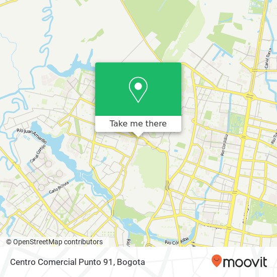 Centro Comercial Punto 91 map