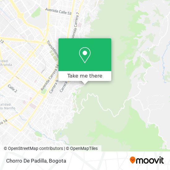 Chorro De Padilla map