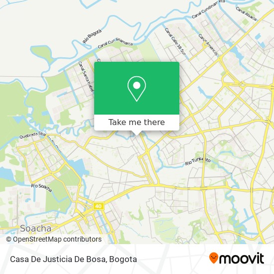 Mapa de Casa De Justicia De Bosa