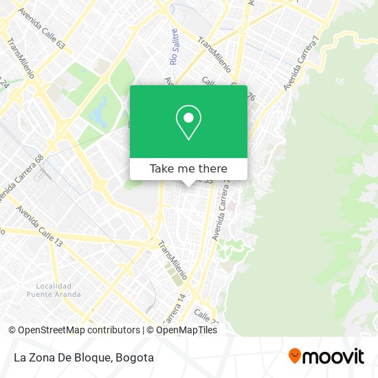 La Zona De Bloque map