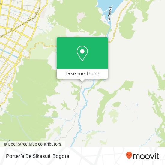 Portería De Sikasué map