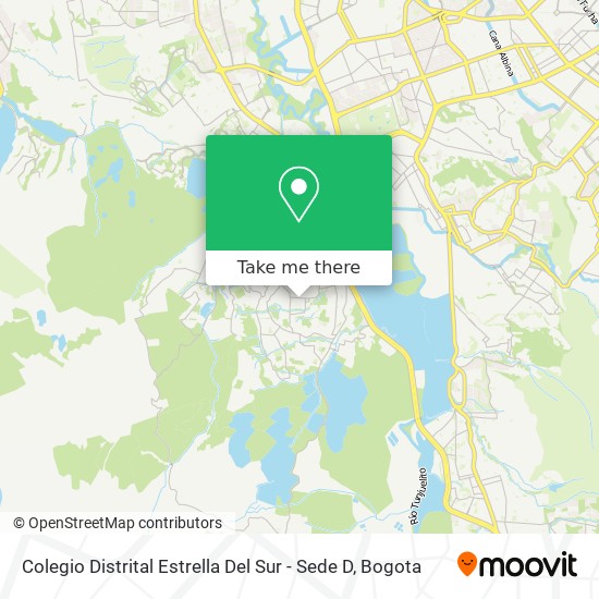 Colegio Distrital Estrella Del Sur - Sede D map