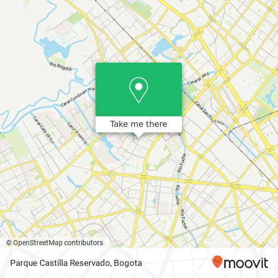 Parque Castilla Reservado map