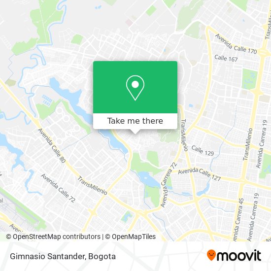 Gimnasio Santander map