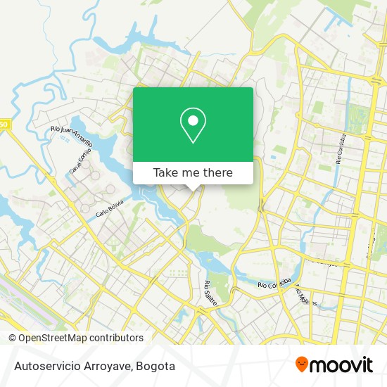 Autoservicio Arroyave map