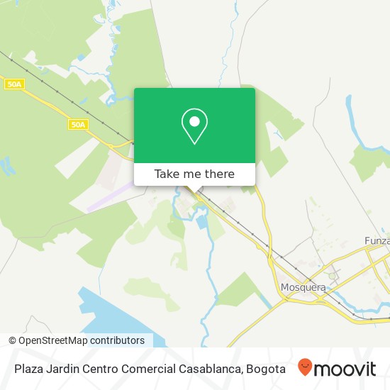 Mapa de Plaza Jardin Centro Comercial Casablanca