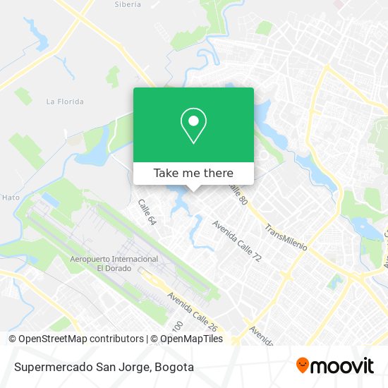 Supermercado San Jorge map