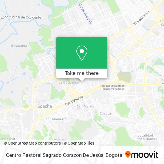 Centro Pastoral Sagrado Corazon De Jesús map