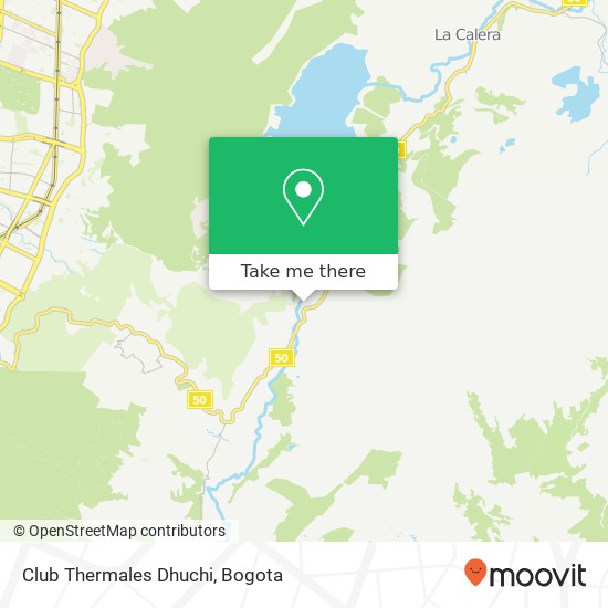 Club Thermales Dhuchi map