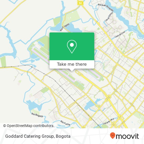 Mapa de Goddard Catering Group