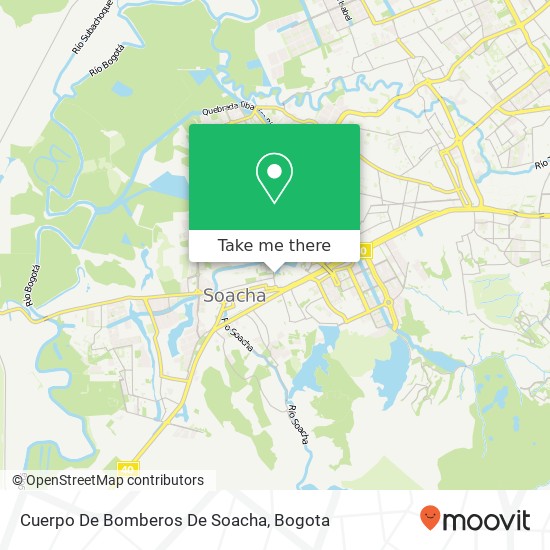 Mapa de Cuerpo De Bomberos De Soacha