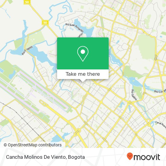 Cancha Molinos De Viento map