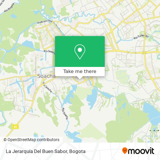 La Jerarquía Del Buen Sabor map