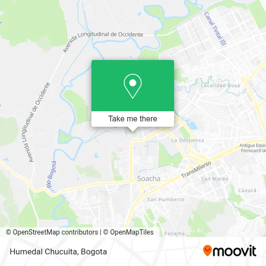 Humedal Chucuita map