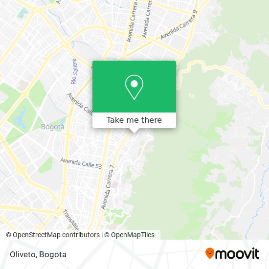 Oliveto map