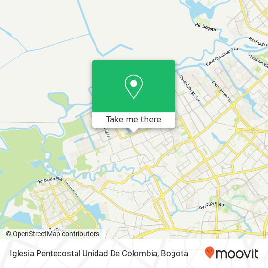 Mapa de Iglesia Pentecostal Unidad De Colombia