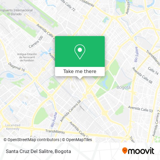 Mapa de Santa Cruz Del Salitre