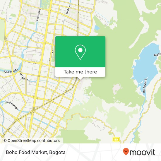 Boho Food Market map