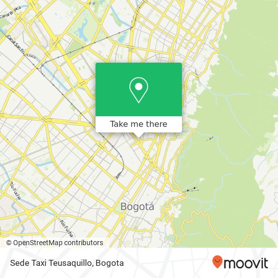 Sede Taxi Teusaquillo map
