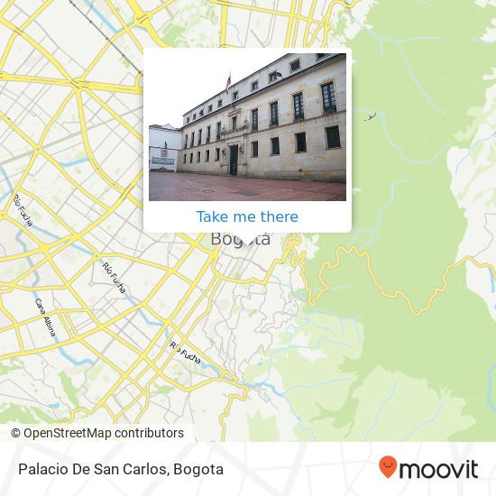 Palacio De San Carlos map