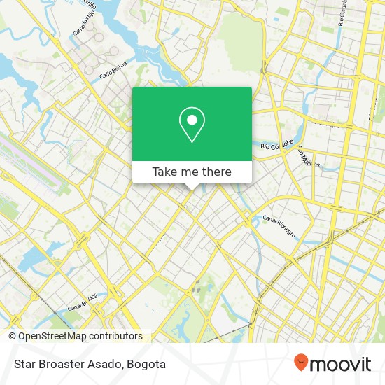 Star Broaster Asado map