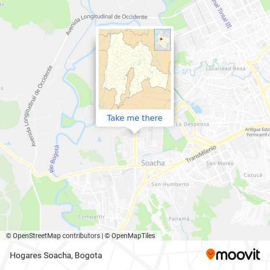 Hogares Soacha map