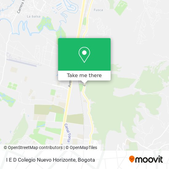 I E D Colegio Nuevo Horizonte map
