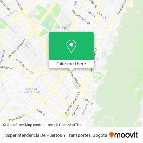 Mapa de Superintendencia De Puertos Y Transportes