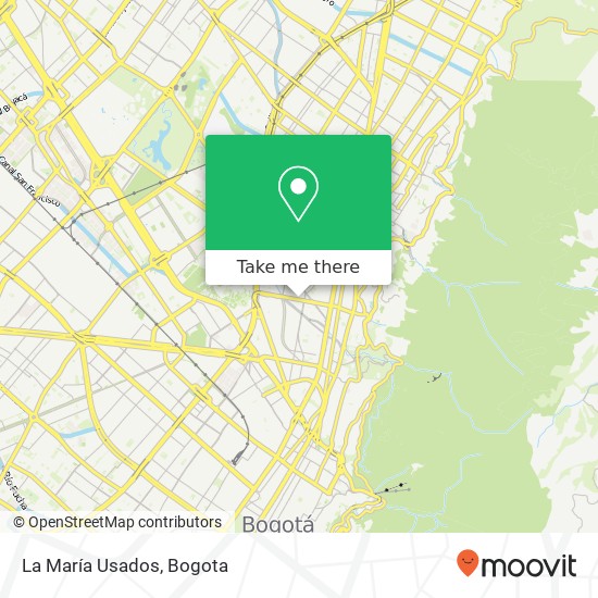 La María Usados map