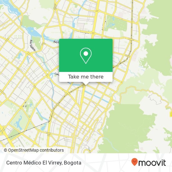 Centro Médico El Virrey map