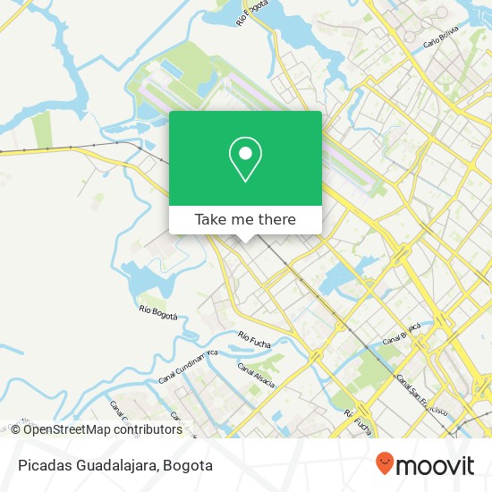 Picadas Guadalajara map