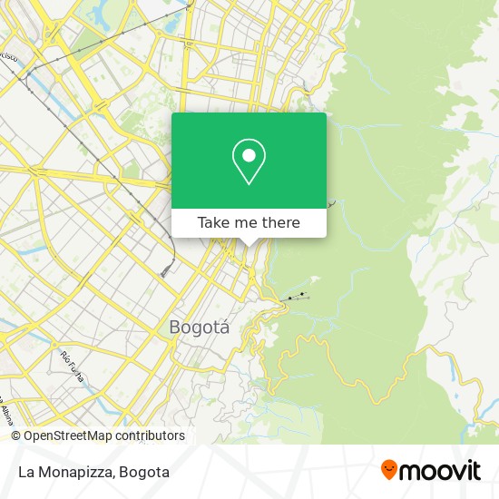 La Monapizza map