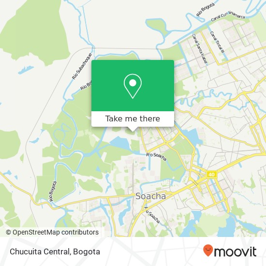 Chucuita Central map