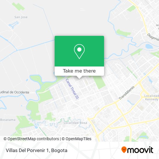 Mapa de Villas Del Porvenir 1