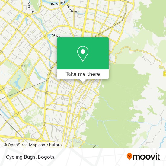Cycling Bugs map