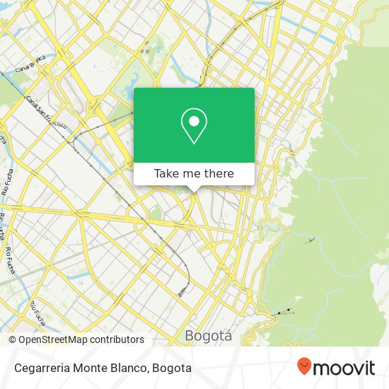 Cegarreria Monte Blanco map