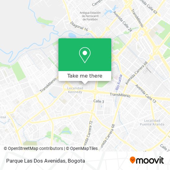 Parque Las Dos Avenidas map