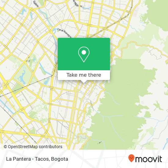 La Pantera - Tacos map