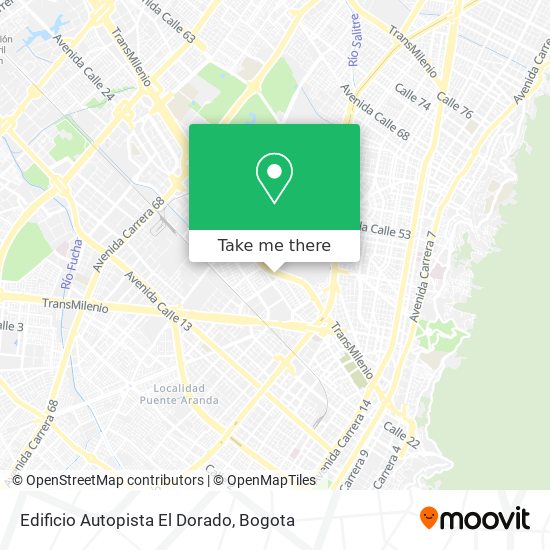 Edificio Autopista El Dorado map