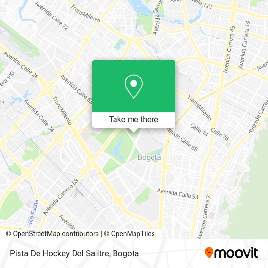 Mapa de Pista De Hockey Del Salitre